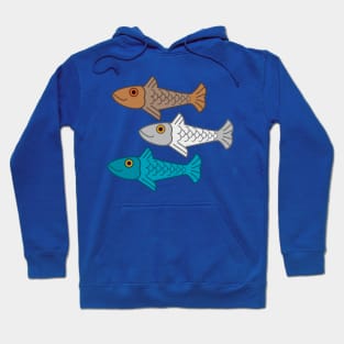 prehispanic fish Hoodie